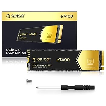 Amazon.com: ORICO 2TB NVMe SSD PCIe 4.0- Up to 7400MB/s, M.2